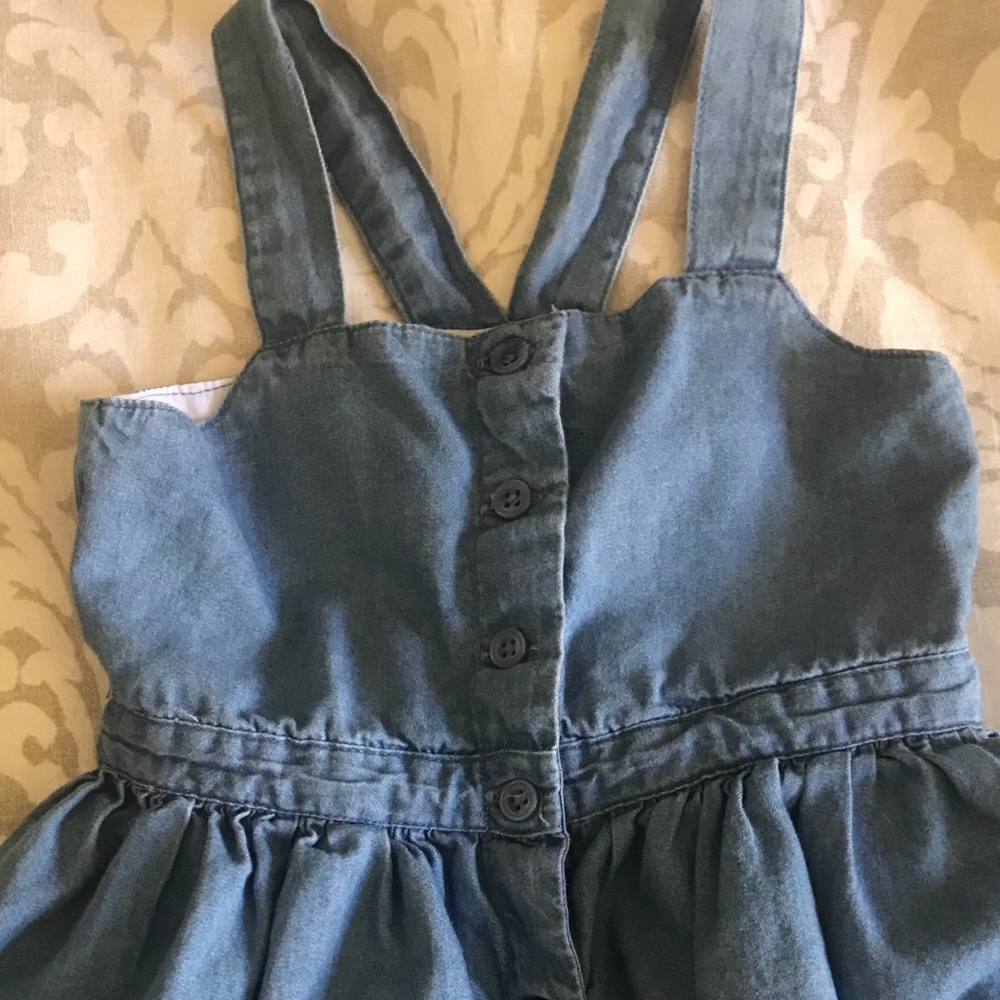 EUC Baby Gap toddler girl soft denim dress - Picture 2 of 3